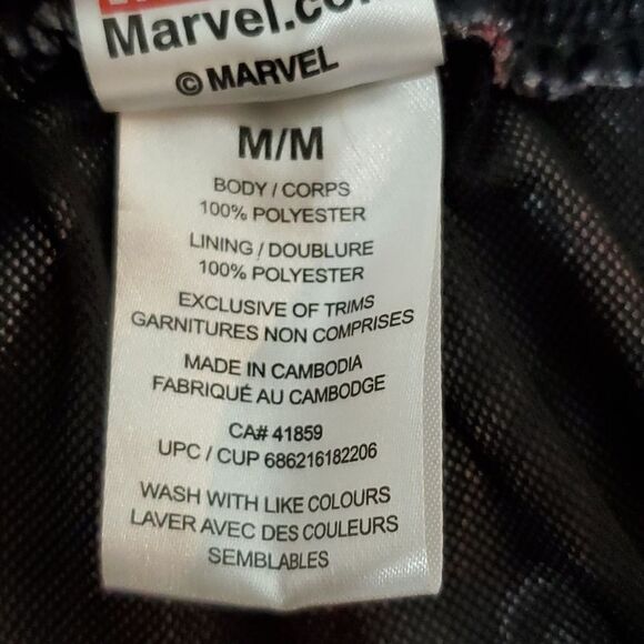 MARVEL medium red Spiderman meshed swim shorts - Picture 7 of 7